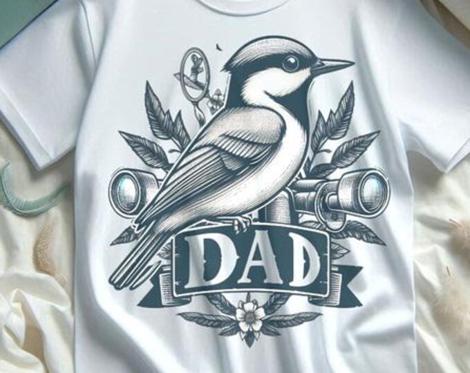 Soft Cotton Vintage Bird Watching T-Shirt - Breathable Retro Tropical Bird Shirt for Casual Looks