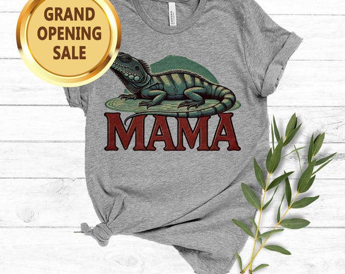 Vintage-Inspired Eco-Friendly Reptile T-Shirt: Unique Mother's Day Gift for Herpetology Enthusiasts