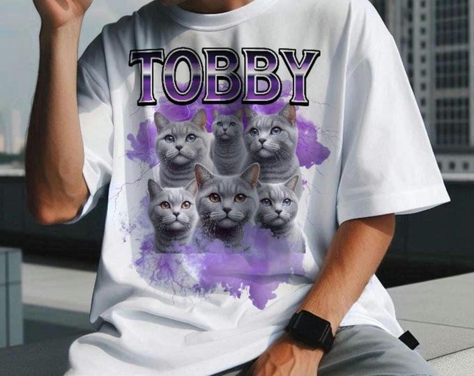 Personalized Cat Dad T-Shirt: Unique Feline Father Gift for Pet Lovers and Stepdads