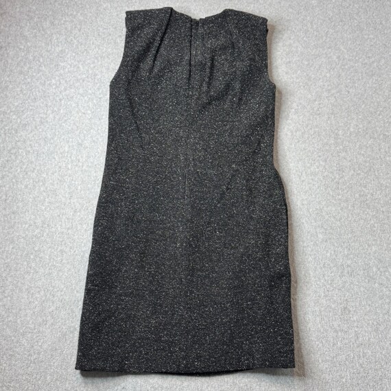 Banana Republic Petite 0P Tweed Sheath Dress Wide Collar Italian Yarn