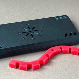 Designer Reed Case for 9 Contrabassoon Reeds "Flower"