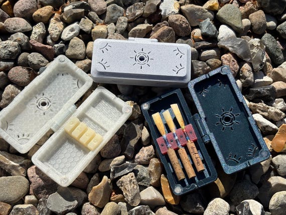 【リクエスト品】オーボエリード3本 オーボエリード3本用デザイナーリードケース「サン」 - Etsy 日本