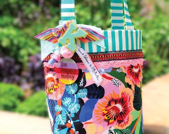 Provence Tote Bag Sewing Pattern – DIY Designer Purse (Digital Download)