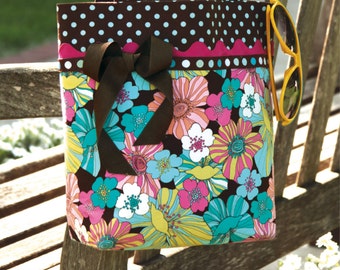 Digital Download Tote Bag Pattern - The Provence Tote Bag Purse DIY Sewing Instructions