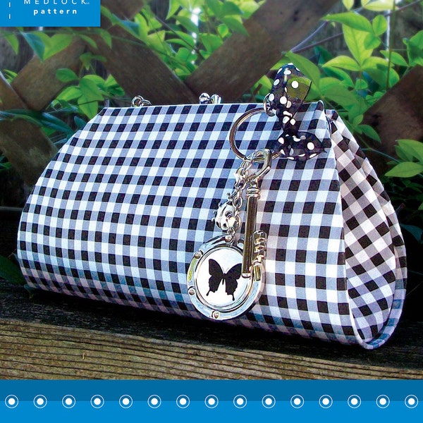 Digital Download Clutch Pattern- The Charmant Clutch No Sew DIY Instructions