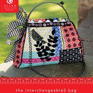 Metal Kiss Lock Bag Frame Purse Sewing Pattern - Interchangeable LV80 Frame - Digital Download Bag Pattern