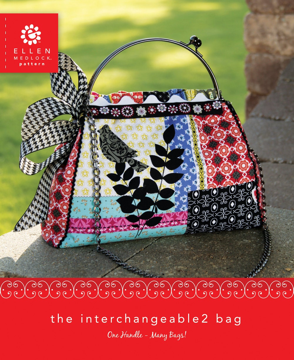 Digital Download Bag Pattern the Interchangeable 2 Style Sewing Pattern ...