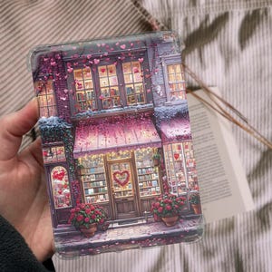 Valentines Day Bookstore Kindle Insert For Clear Case, PRINTABLE, Bookshop Insert, Paperwhite Basic Colorsoft, Kindle Cover, Kindle Stickers