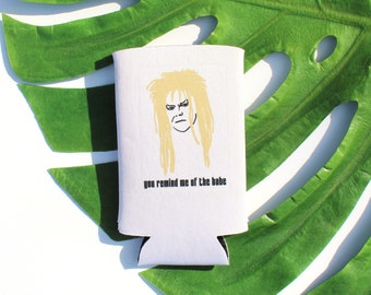 Jareth Slim Can Cooler -- Labyrinth Goblin King Can Cooler