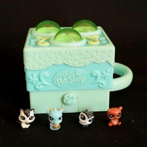LPS Teeniest Tiniest juego de juegos Littlest Pet Shop Teeniest Tiniest, original de Hasbro.