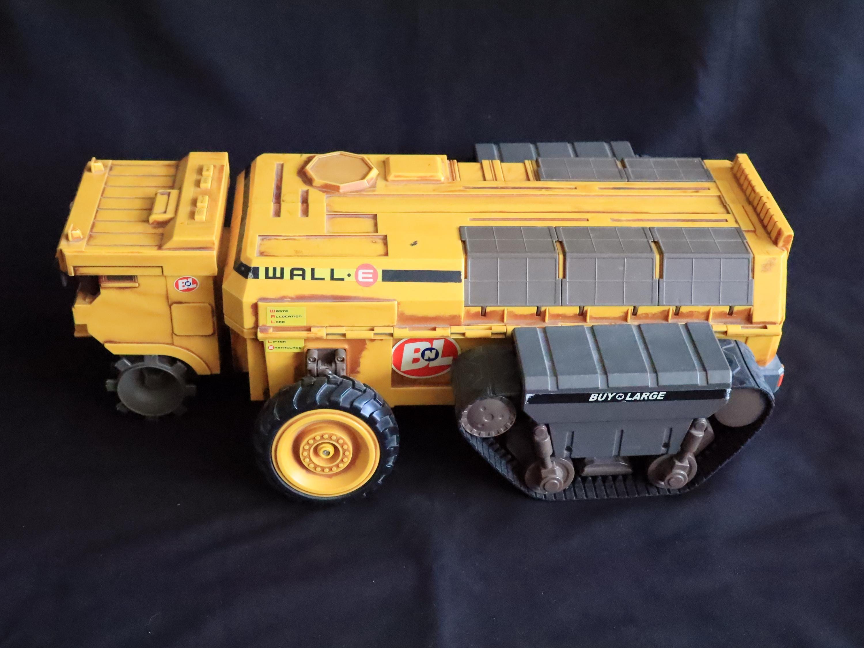 Wall E Yellow Garbage Truck, Electronics Tested and Working, Movie