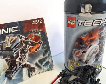 8512 LEGO Technic Robo Onyx, COMPLETE With Manual and Box Tube - Etsy