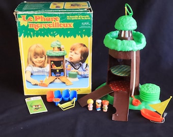 VTG Kenner Family Tree Tots ツリーハウス、1975 年 (人形) 米国