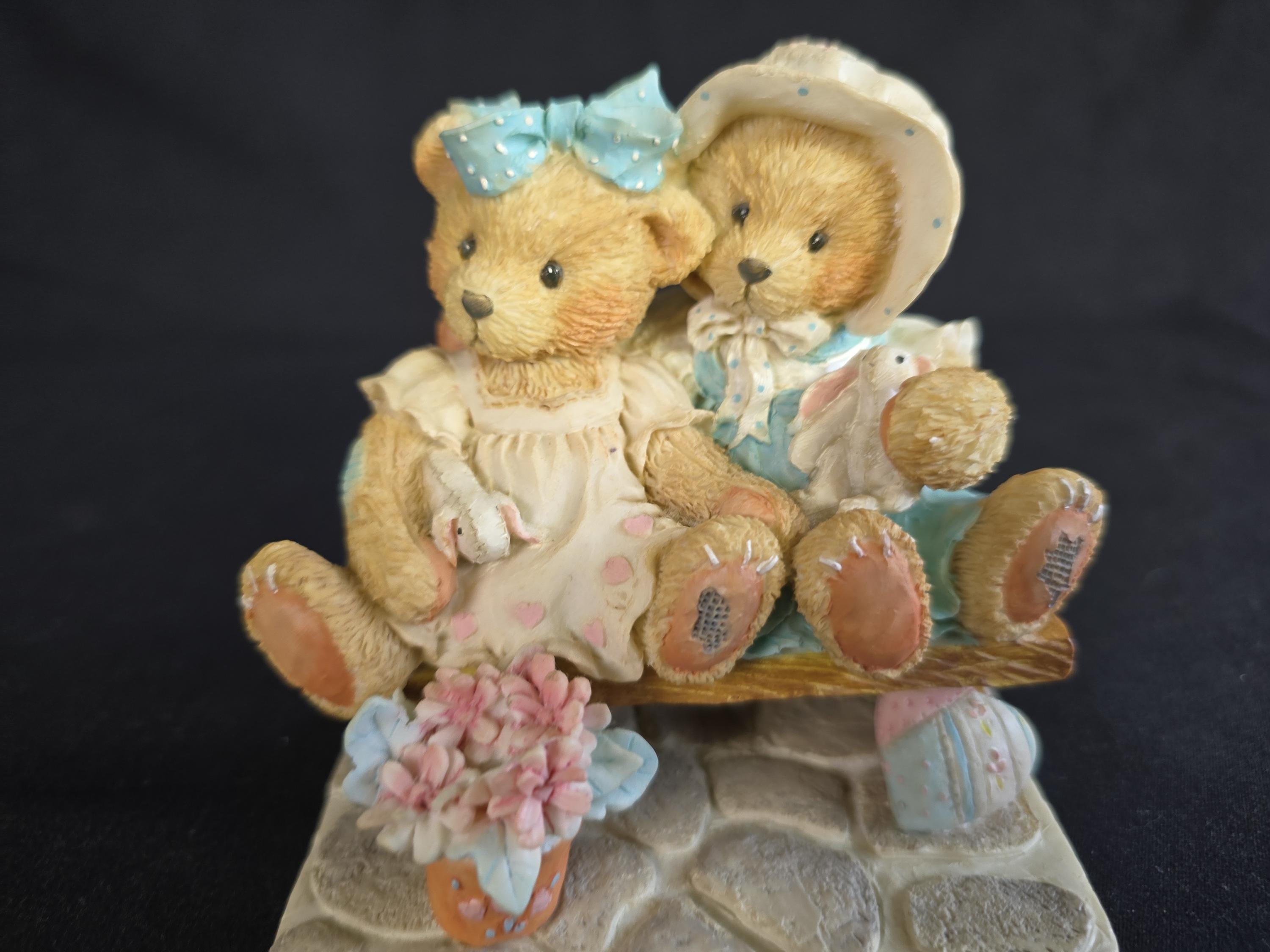 Tracie and Nicole Cherished Teddies, With Box, Figure 911372. by
