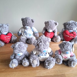 Me to You Bears-Kollektion, Vintage in verschiedenen Größen, Tatty Teddy, Carte blanche Grüße, Guter Zustand