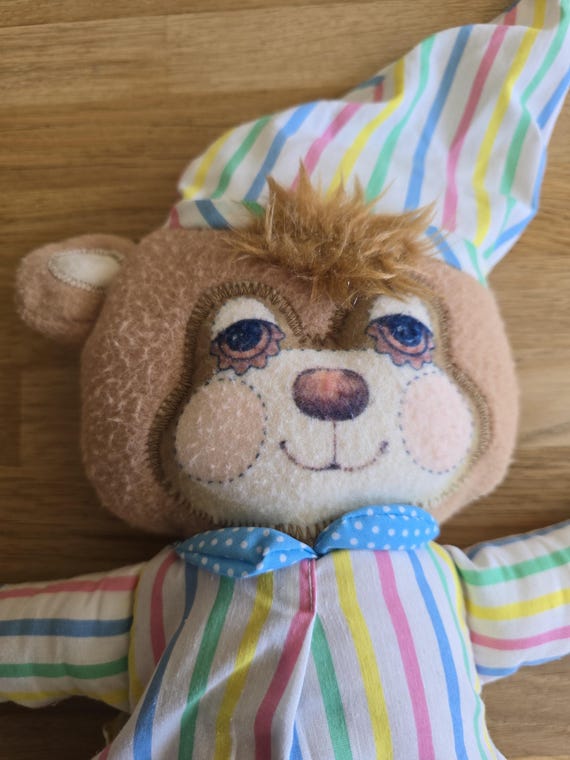 Teddy Beddy #1405 Fisher Price 44cm Vintage Bear With Rainbow