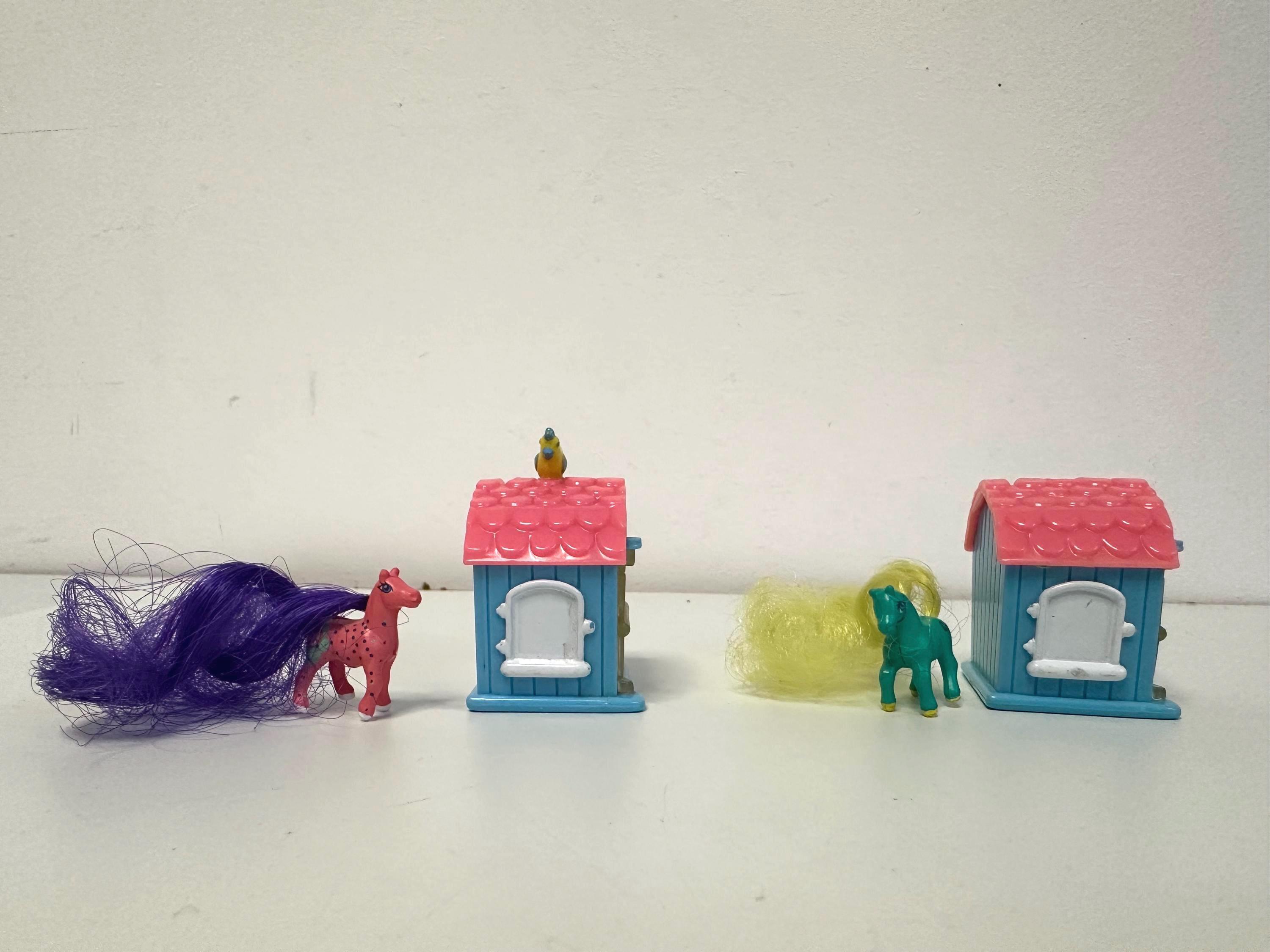 Lot De Figurines Galoob Cutie Club – Vintage, Mini Pouces, Sans Polly !