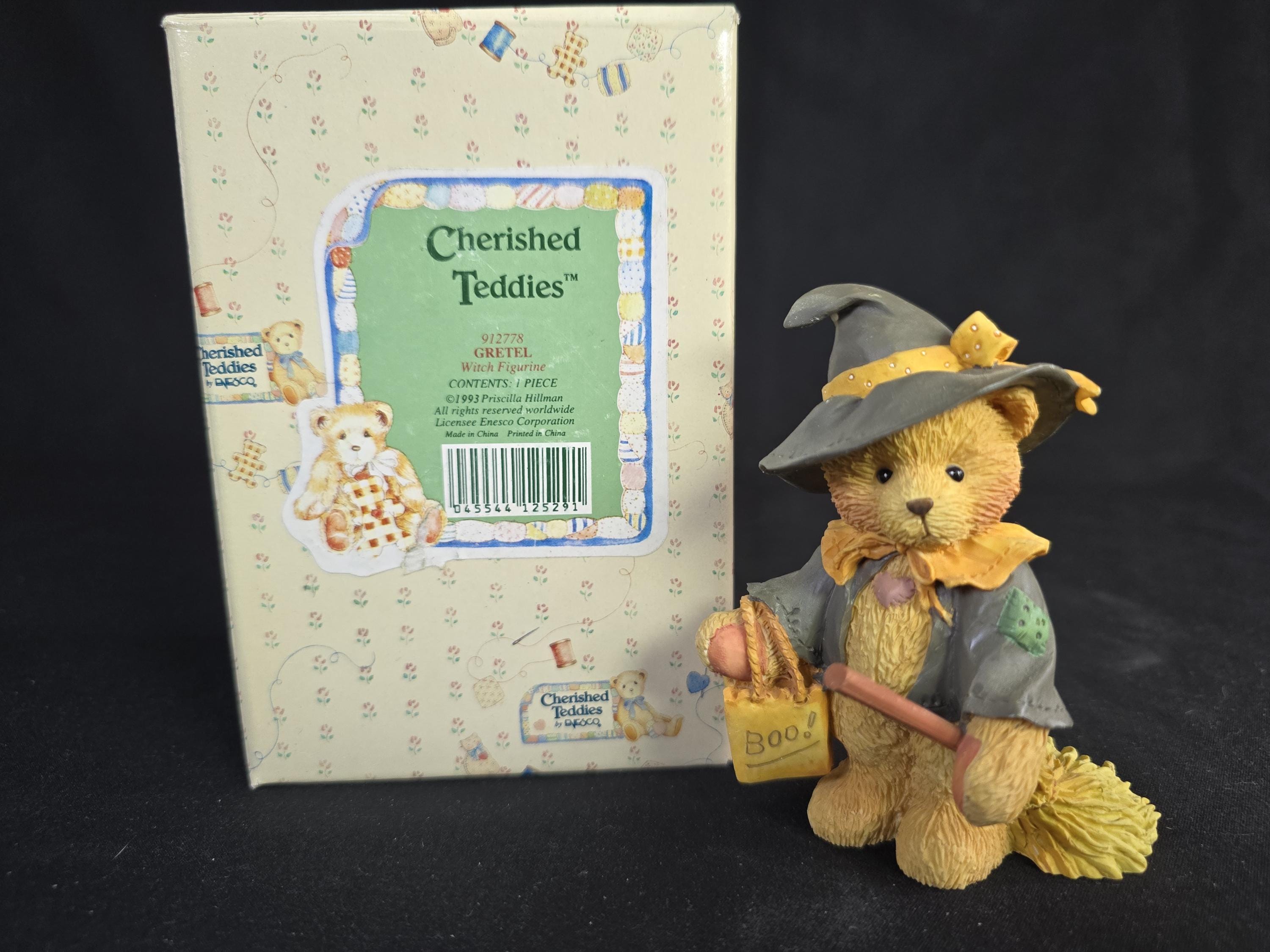 912778 Grietje Cherished Teddies, With Box, Figure Figurine 1993