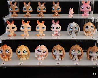 Lps baby rabbits, littlest pet shop original authentic hasbro, price per piece.