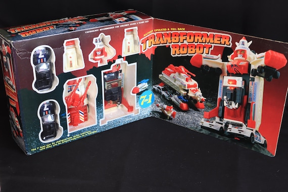 80s Robot Replica Transformer 7-in-1 Action Figure (1980-1990