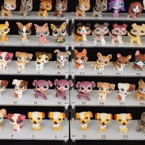 LPS Dogs, Littlest Pet Shop puppy, Dachshund, Chihuahua, Boxer, Dalmatian, Husky, Authentic Original! Hasbro, price per piece