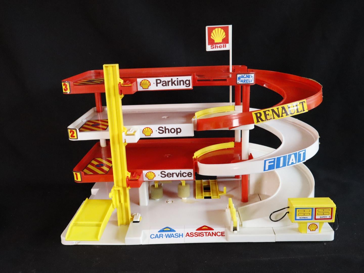 Garage Shell Miniature Stelco – Ancien Jouet Collection Vintage