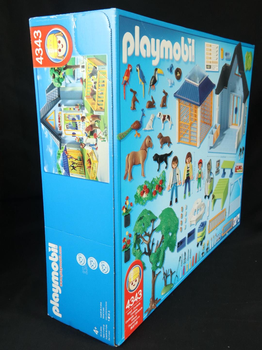 Playmobil 4343 Veterinary Clinic New Unopened Rare Set From 2007