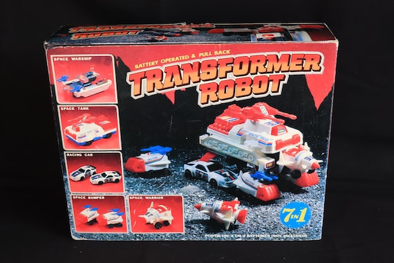 80s Robot Replica Transformer 7-in-1 Action Figure (1980-1990