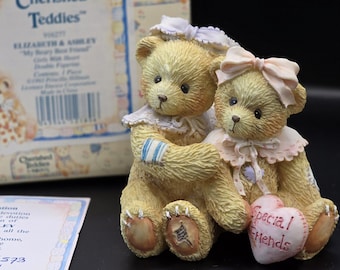Elisabeth and Ashley Cherished Teddies, Figurine 916277. by