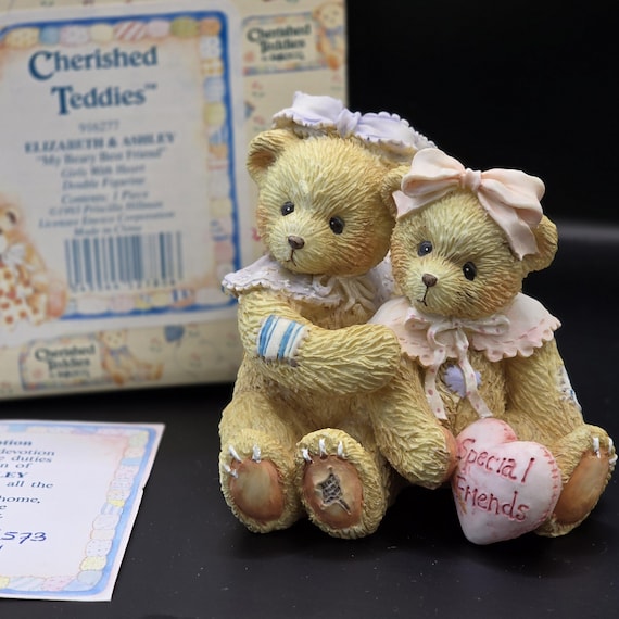 Elisabeth and Ashley Cherished Teddies, Figurine 916277. by
