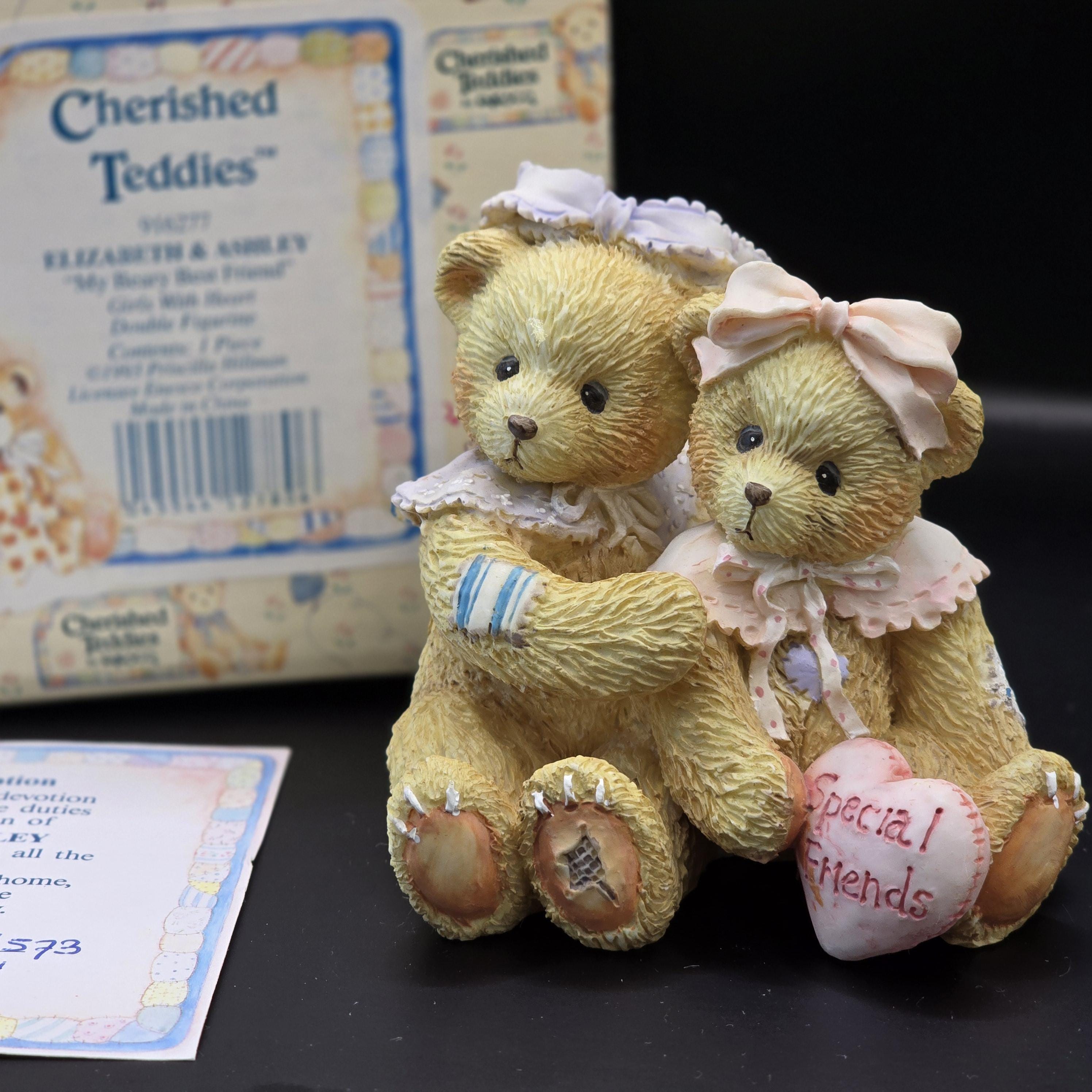 Elisabeth and Ashley Cherished Teddies, Figurine 916277. by