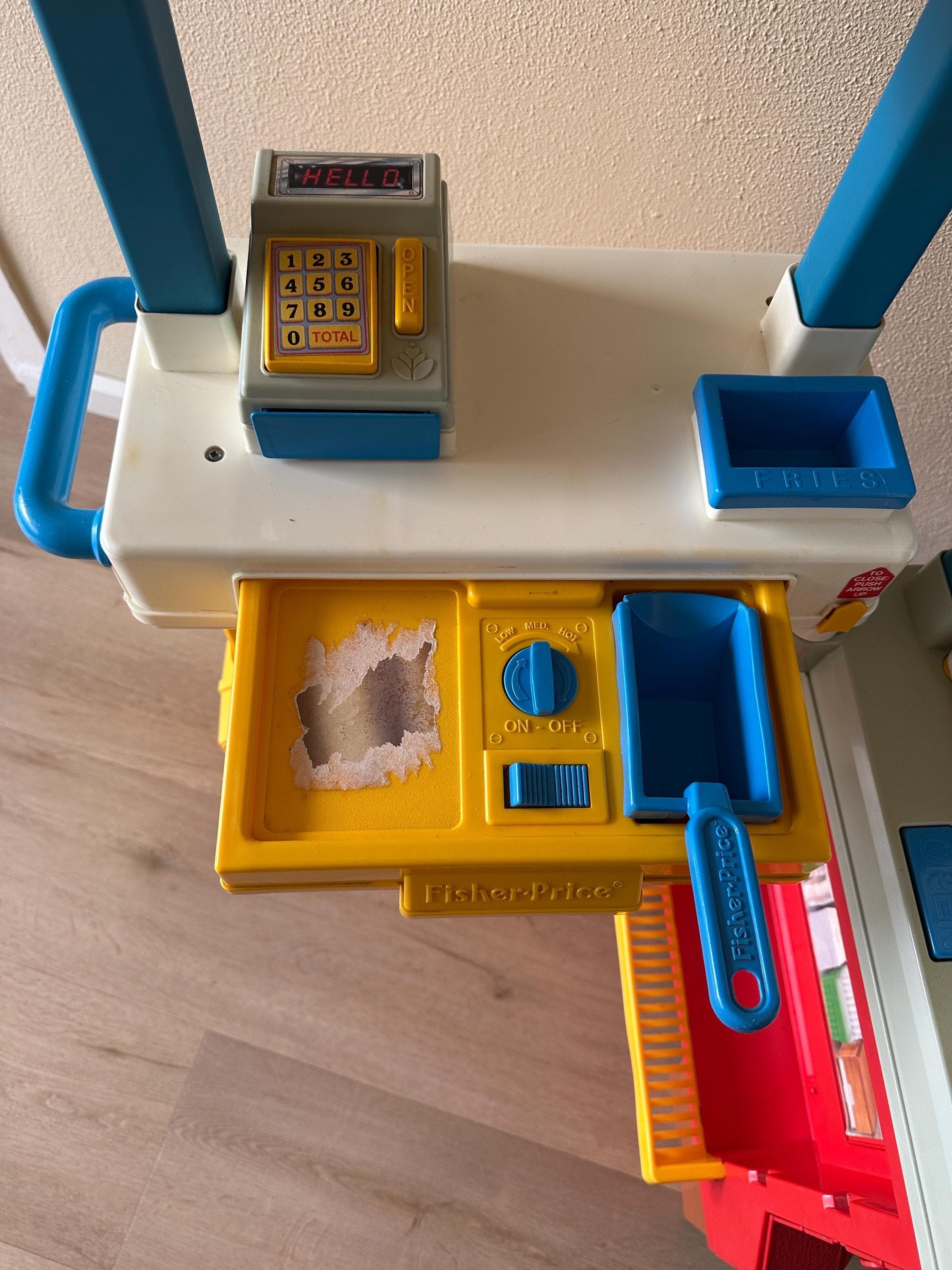 Mcdonald's Fisher Price 1989 Drive Thru Playset, Including