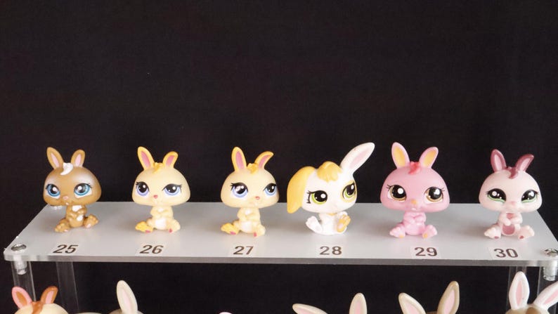 LPS Baby Rabbits, Littlest Pet Shop Original Authentic Hasbro, Vintage ...