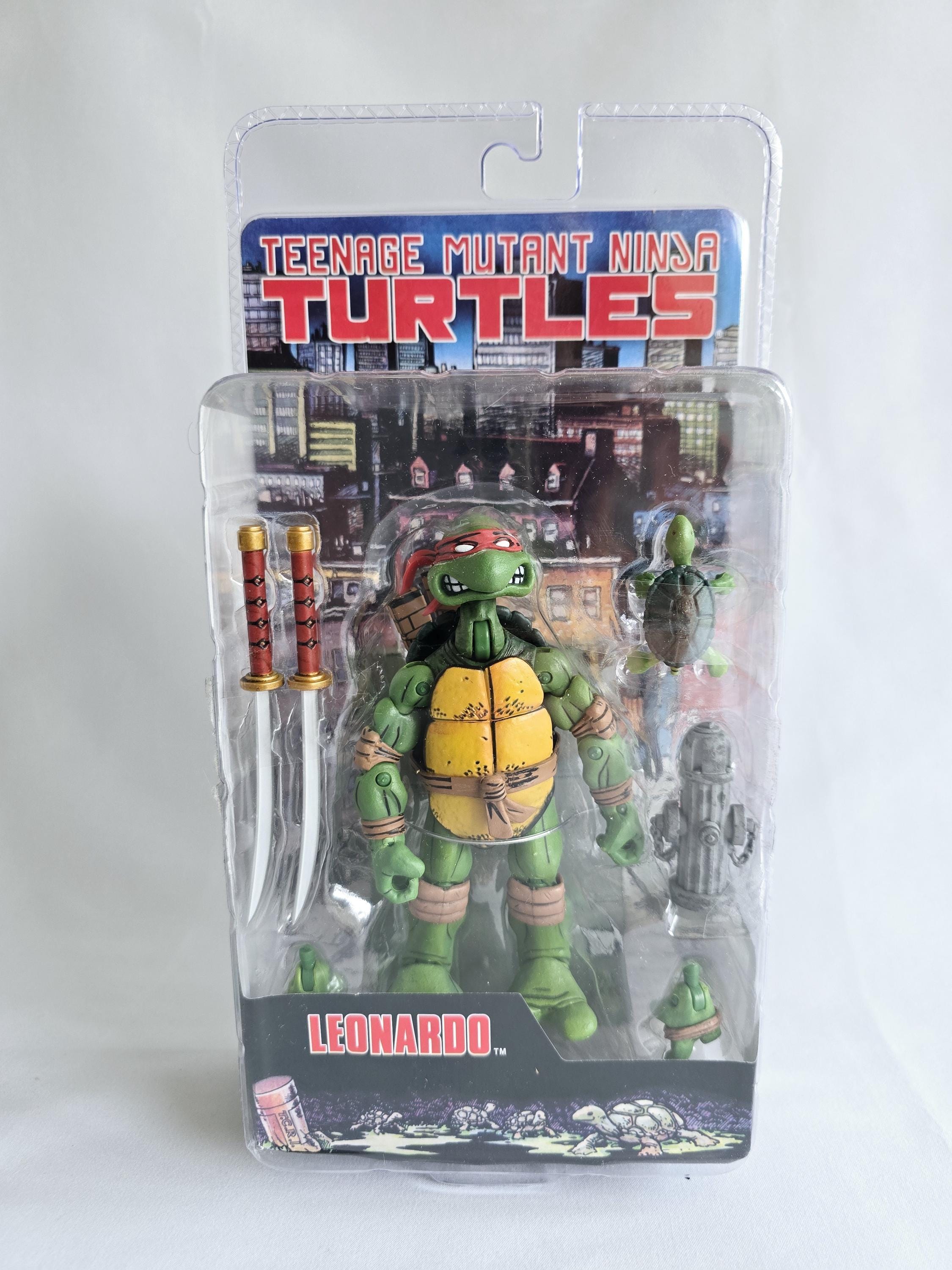 New Turtles Knock-off Leonardo Action Figure, NECA, in Blister