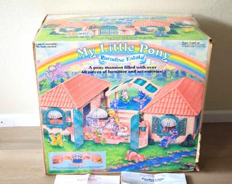 G1 Paradise Estate My Little Pony, Vintage 80s, Villa House Almost