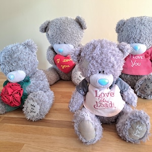 Me to You Bears-Kollektion, Vintage in verschiedenen Größen, Rosen, Ich liebe dich, Versteckspiel, Tatty Teddy, Carte Blanche-Grüße, Guter Zustand