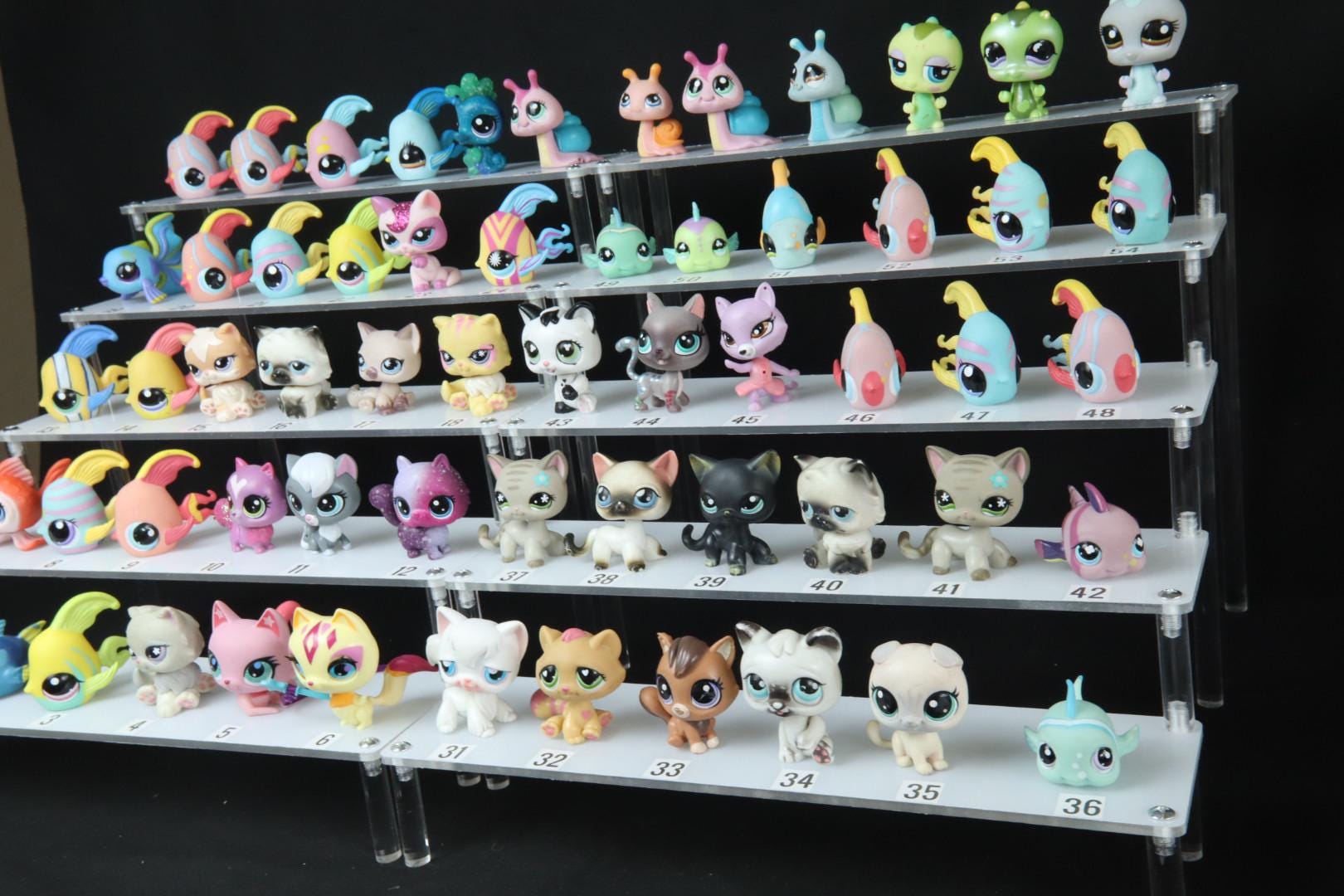 Cats LPS, Fish Snail Caterpillar Littlest Pet Shop Original Authentic ...
