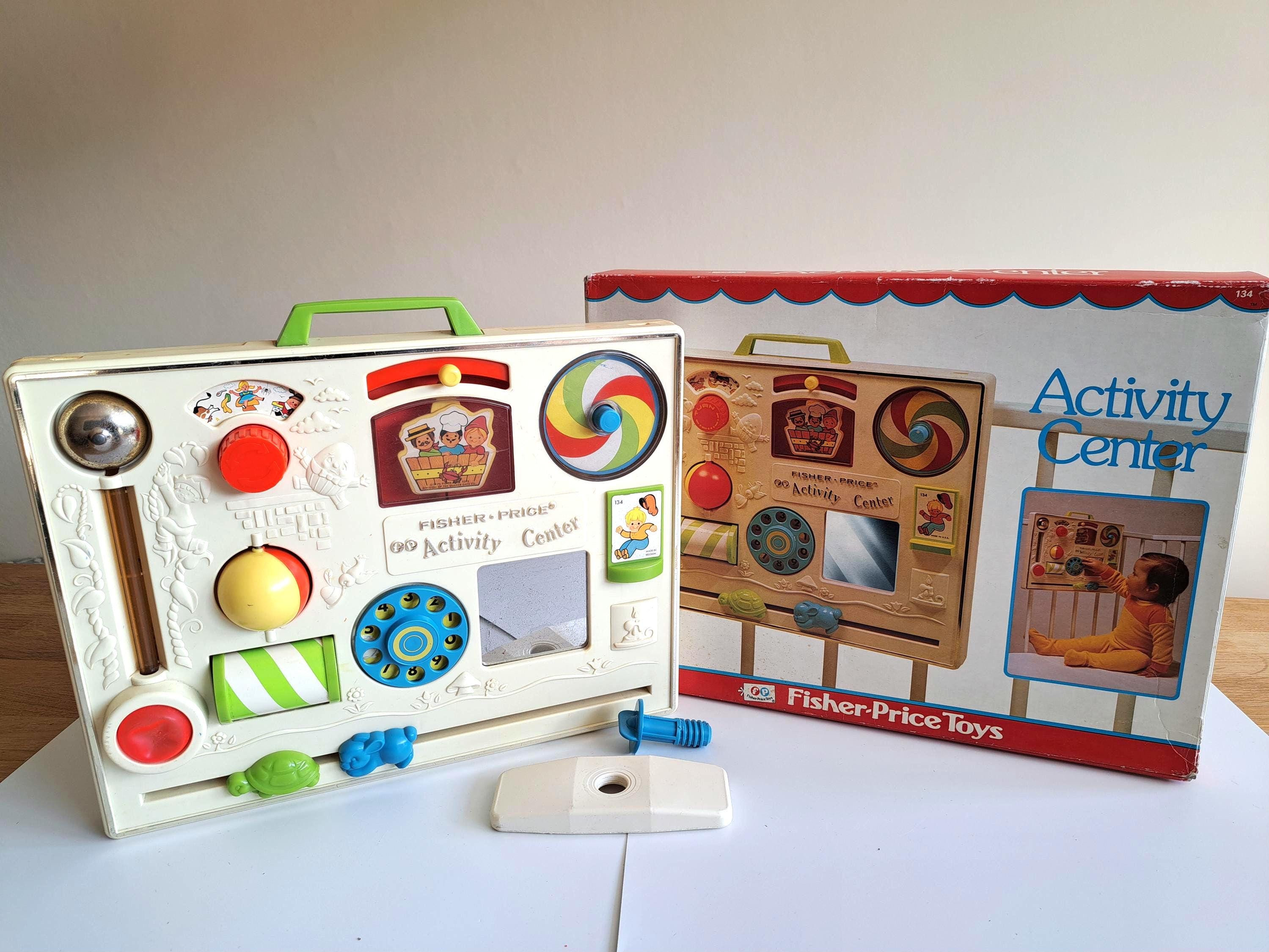 1975 Fisher Price Activity Center, Crib or Playpen Toys for Baby, Motor  Skills Educational. #134 Vintage Activity Center 70s, With Box - Etsy, image size:2999x2250