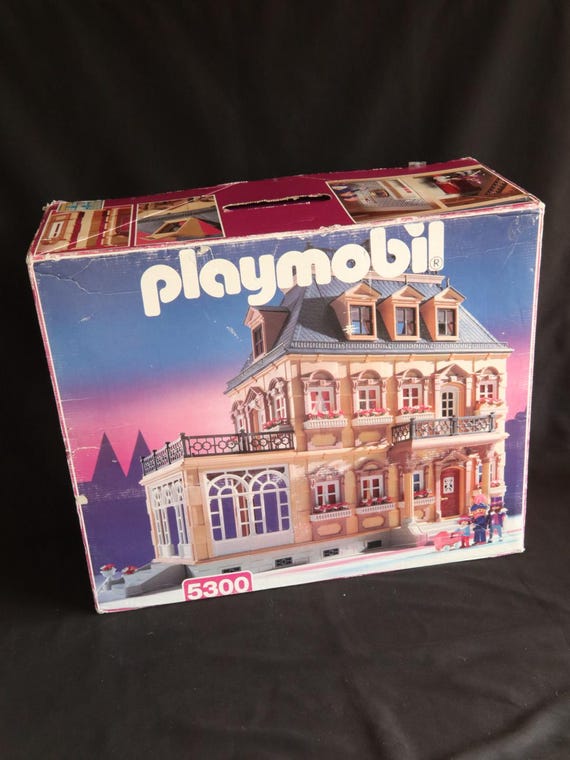 Complete and Furnished Playmobil 5300 Victorian Doll Mansion