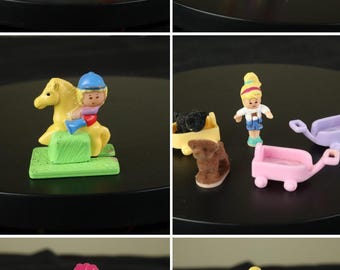 ヴィンテージ ポーリーポケット コンパクトシェル：90年代の女の子の