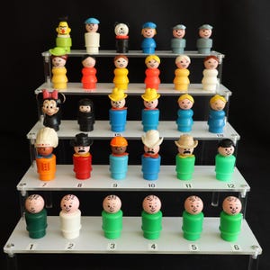 Fisher Price dolls, many vintage occupation figures, little people adventures