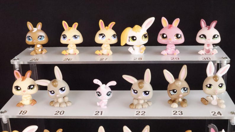 LPS Baby Rabbits, Littlest Pet Shop Original Authentic Hasbro, Vintage ...