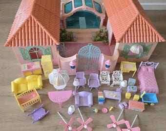 Vintage 80s My Little Pony Paradise Estate Villa With Furniture - Etsy