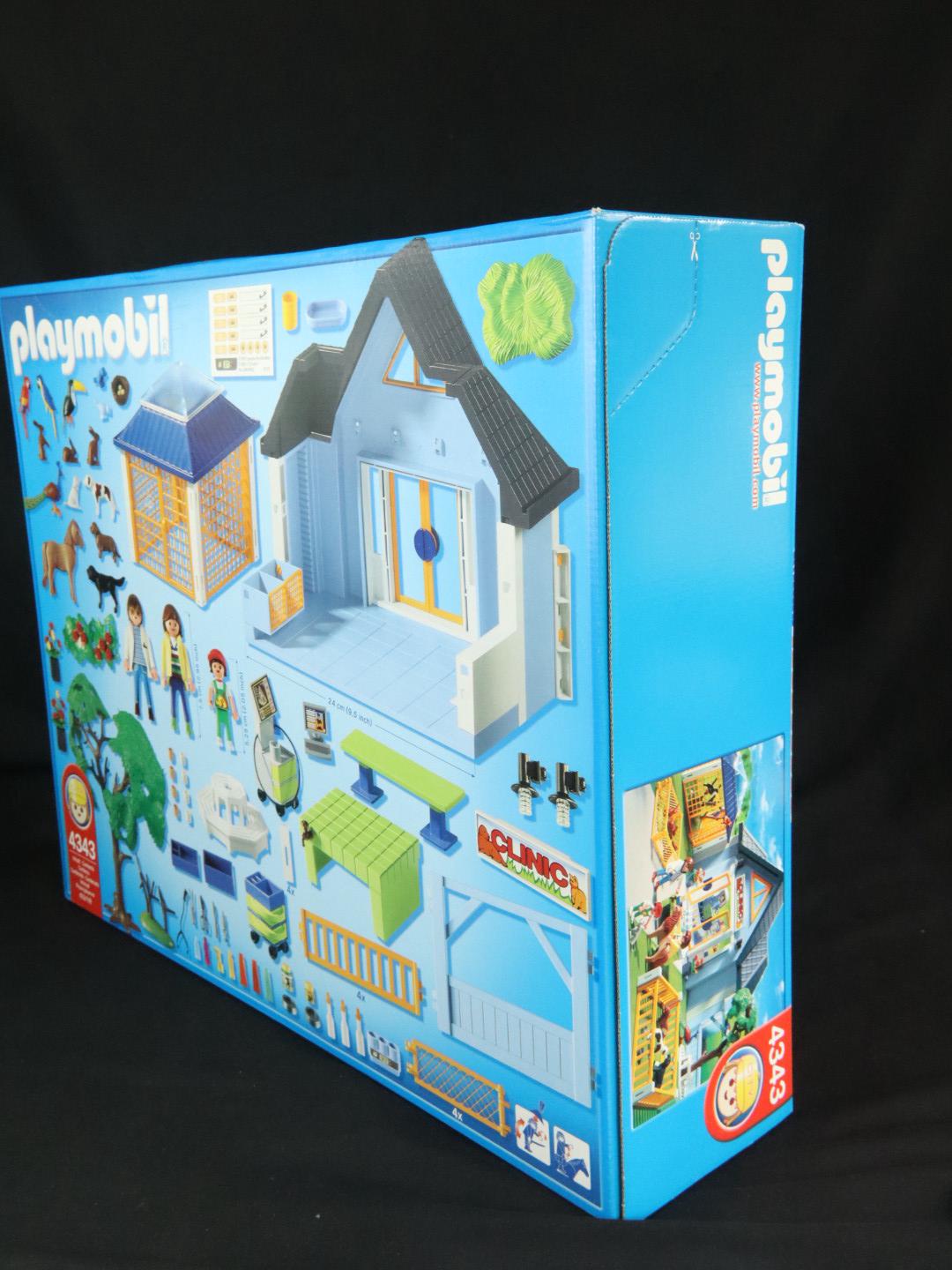 Playmobil 4343 Veterinary Clinic New Unopened Rare Set From 2007