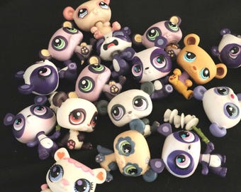Littlest Petshop LPS Panda Bears 1305 Authentic Original