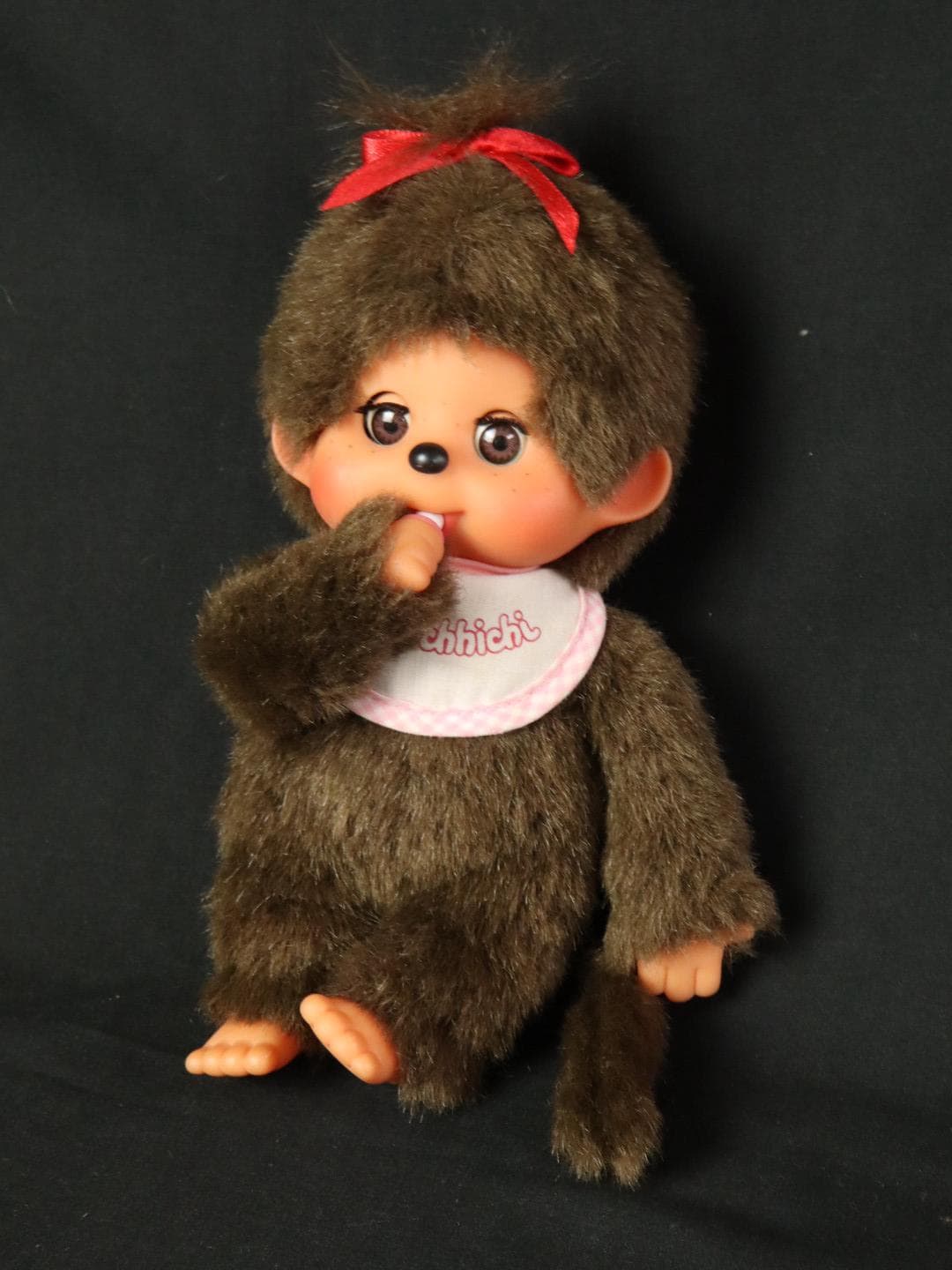 難あり レーシーモンチッチ 根付 ブラウン Monchhichi vintage Vintage