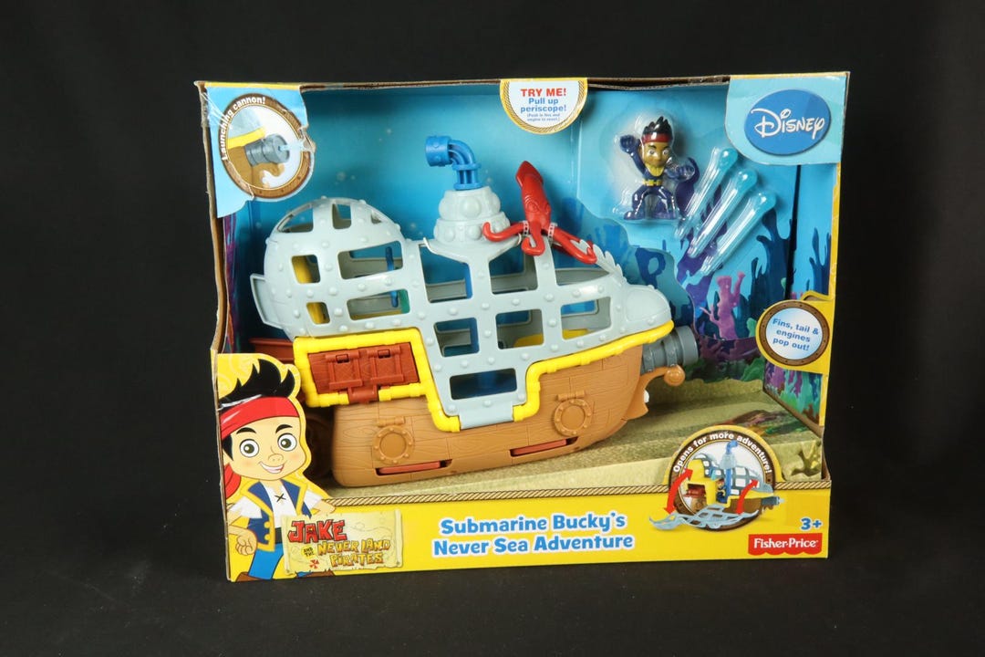 NEW! Jake and Neverland Pirates. Submarine Bucky Never Sea