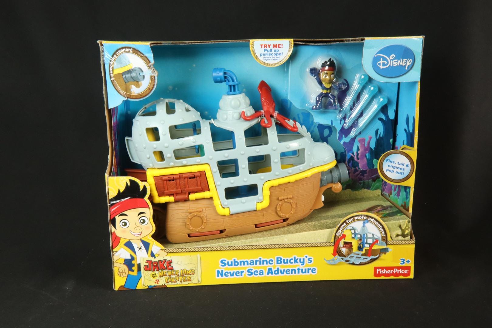 NEW! Jake and Neverland Pirates. Submarine Bucky Never Sea