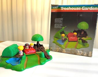 ファミリーツリーハウス（ケナー社　1975年　アメリカ製） VTG Kenner Family Tree Tots ツリーハウス、1975 年 (人形) 米国