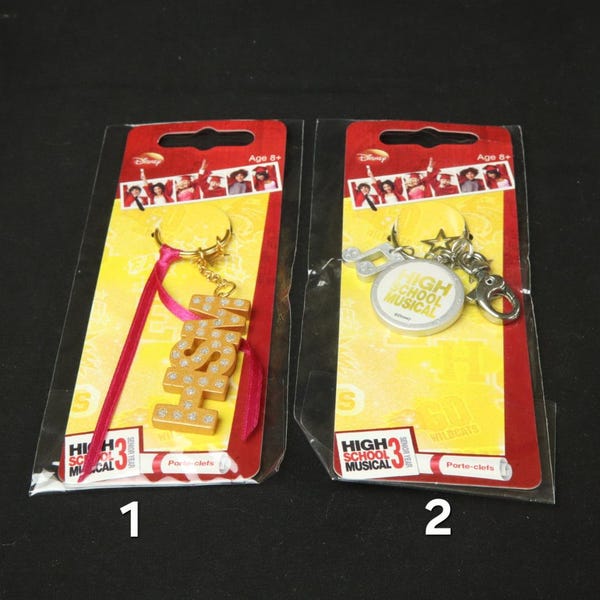 NEW High School Musical 3 keychain, Disney vintage sealed merchandise
